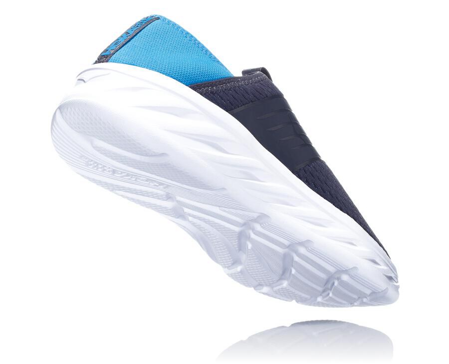 Hoka One One Sandalet Erkek Lacivert/Beyaz - Ora Recovery - OL0653714